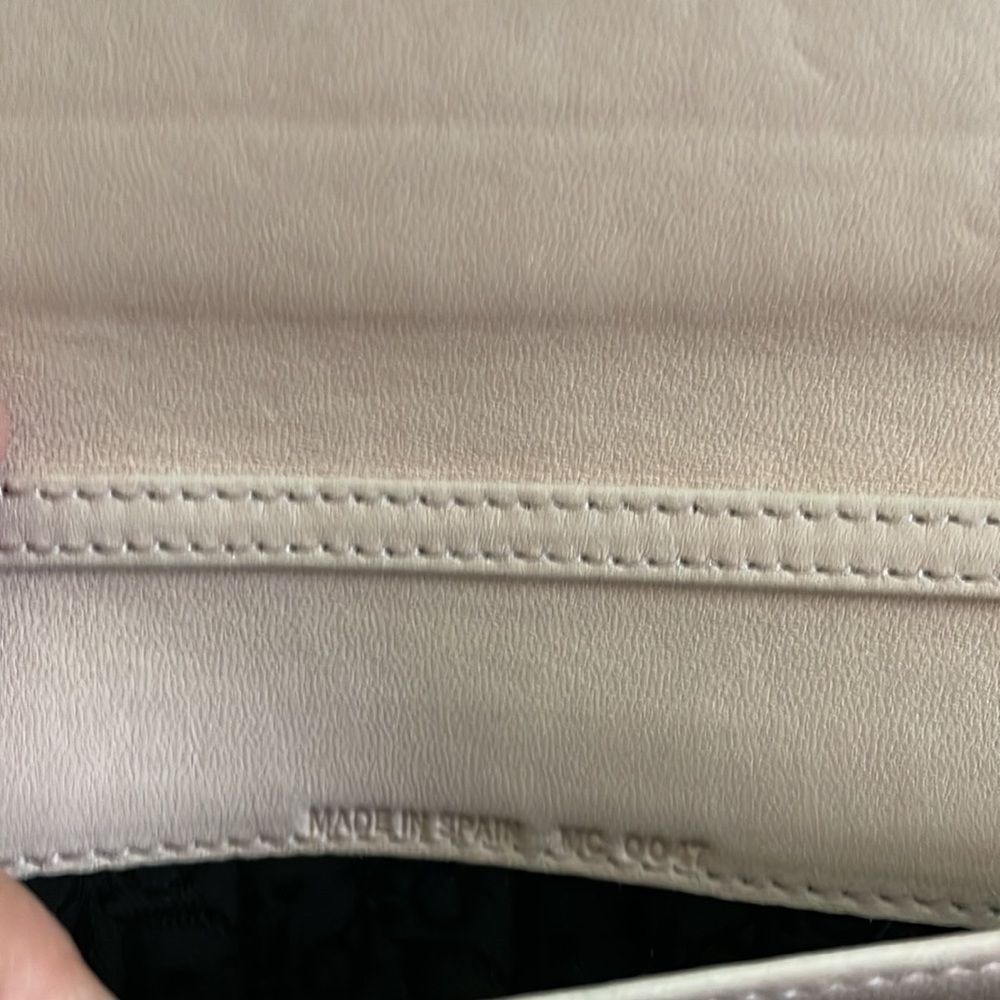 (MT150) Authentic Lady Dior Pink Cannage Quilt Lambskin Wallet on Chain - Picture 14 of 15